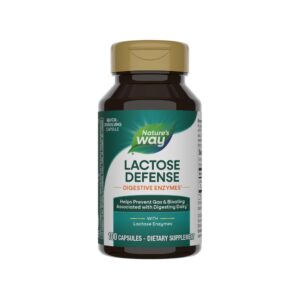 Version 1.0.0 Nature's Way Lactose Defense cápsulas frontal