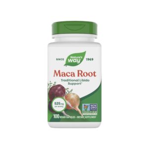 Frasco frontal de Nature's Way Maca Root