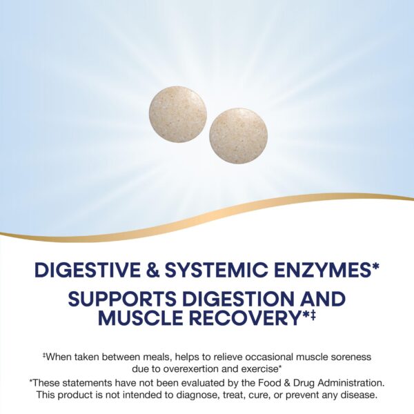 Tabletas Mega-Zyme en frasco