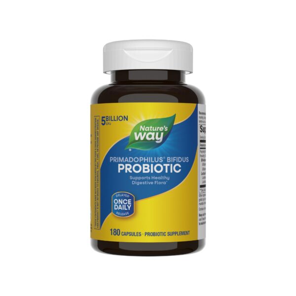 Nature's Way Primadophilus Bifidus probiótico 180 cápsulas