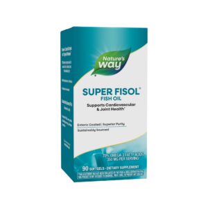 Frente del envase Nature's Way Super Fisol Fish Oil