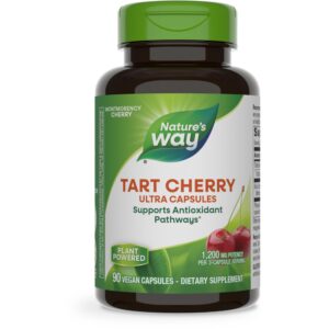 Frontal de Nature's Way Tart Cherry Ultra Cápsulas