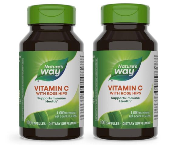 Version 1.0.0 Nature's Way Vitamina C con Rosa Mosqueta 1000mg 100 cápsulas