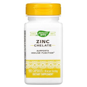 Frasco zinc quelado Nature's Way