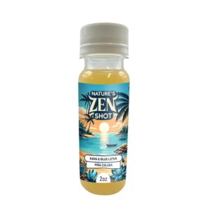 Nature's Zen Shot bebida relajante sabor piña colada 2oz