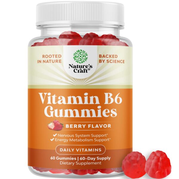 Gomitas de Vitamina B6 para adultos