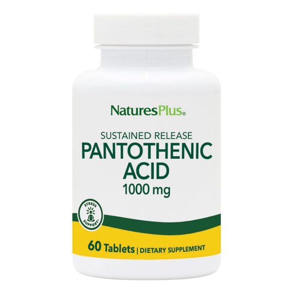 NaturesPlus Ácido Pantoténico botella 60 tabletas