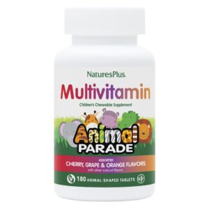 Frente de envase NaturesPlus Animal Parade multivitamínico infantil