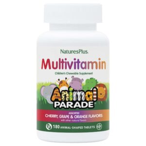 NaturesPlus Animal Parade tabletas masticables para niños