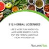 Pastillas sublinguales B12 frambuesa NaturesPlus