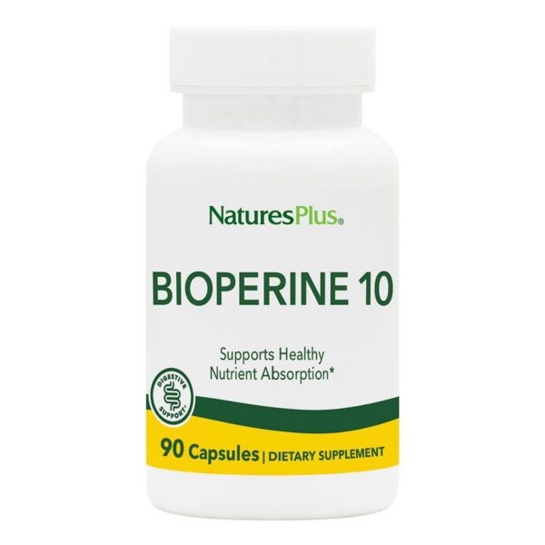 NaturesPlus Bioperine frasco frontal