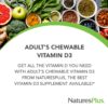 NaturesPlus envase de vitamina d3 masticable