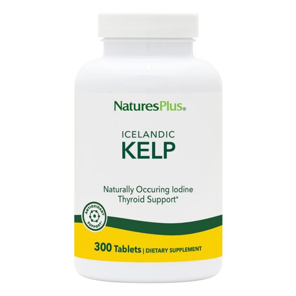 NaturesPlus icelandic kelp etiqueta frontal