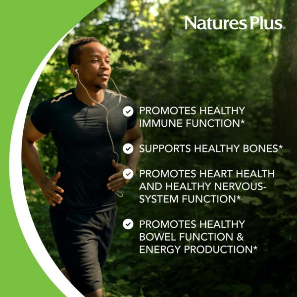 NaturesPlus magnesio 200 mg frasco