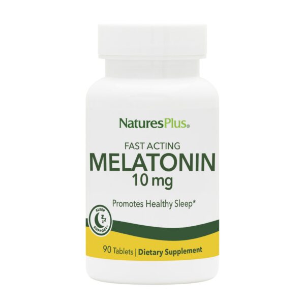 Version 1.0.0 NaturesPlus melatonina 10 mg 90 tabletas rápido efecto vegano sin gluten