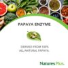 Frente del frasco Papaya Enzyme
