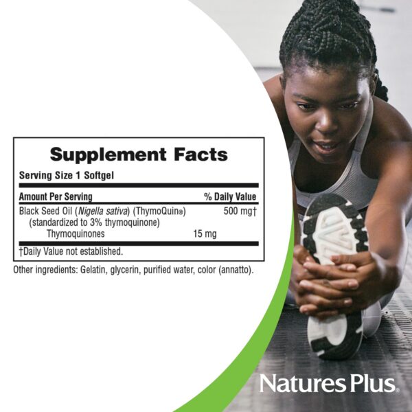 Cápsulas blandas de aceite de semilla negra