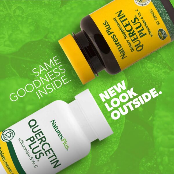 Etiqueta del producto NaturesPlus Quercetin Plus