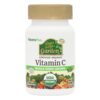 Natures Plus vitamina C orgánica cápsulas veganas paquete de 2