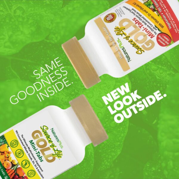 Caja y etiqueta de Source of Life Gold