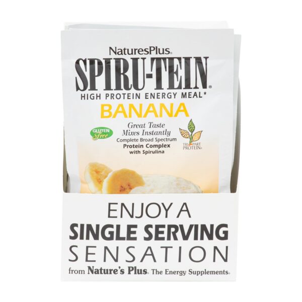 Version 1.0.0 NaturesPlus SPIRU-TEIN banana frente