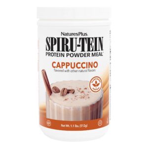 Version 1.0.0 NaturesPlus Spirutein Cappuccino frente