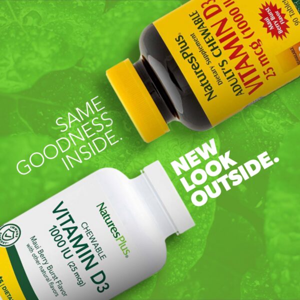 Version 1.0.0 NaturesPlus suplemento vitamina d3 sabor maui berry