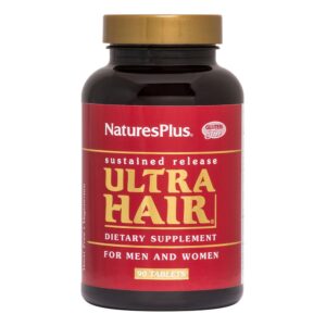 Frente del frasco de NaturesPlus Ultra Hair