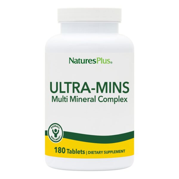 NaturesPlus Ultra Mins suplemento mineral en tabletas