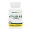 NaturesPlus vitamina B12 metilcobalamina 2000mcg botella frontal