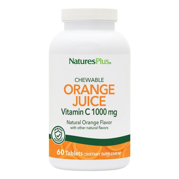 NaturesPlus Vitamina C masticable 60 tabletas