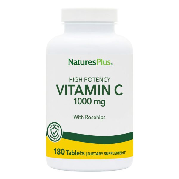 NaturesPlus Vitamina C con Rosa Mosqueta 1000mg frasco