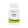 Paquete de suplemento NaturesPlus Zinc 10 mg 90 tabletas