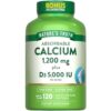 Frente de la botella Nature's Truth Calcium D3