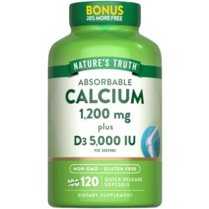 Version 1.0.0 Frente de la botella Nature's Truth Calcium D3