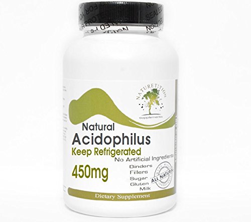 Cápsulas Acidophilus naturales Naturetition 100 unidades