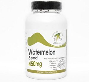 Frasco de cápsulas de semilla de sandía Naturetition 450mg