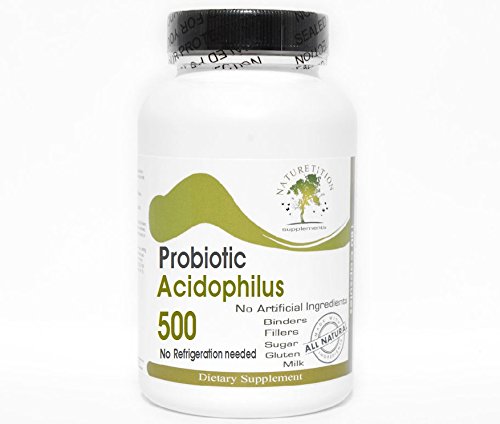 Naturetition probiótico acidophilus 500M cultivos activos cápsulas
