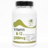 Caja de vitamina B-12 2000 mcg