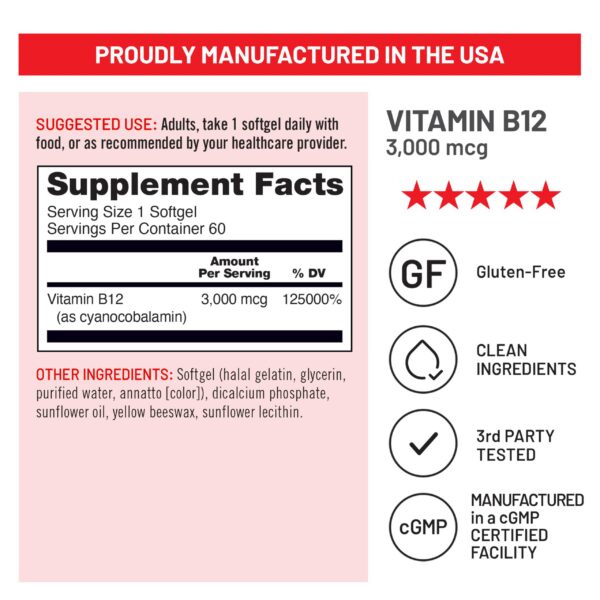Frasco NatureWise B12 - 3000 mcg