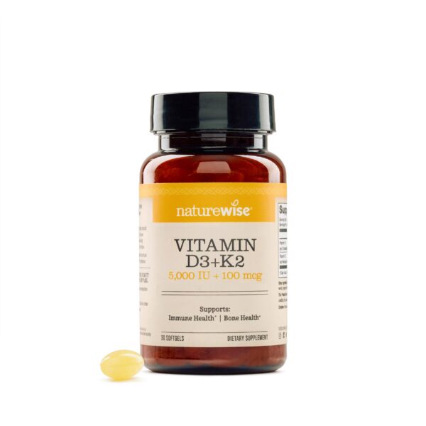 Version 1.0.0 Frasco NatureWise D3 + K2 frente