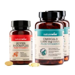 NatureWise frasco con etiqueta frontal