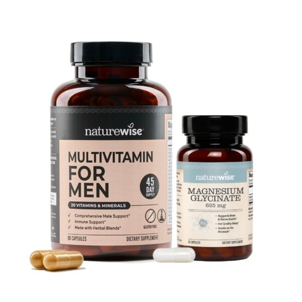 Version 1.0.0 Frasco NatureWise multivitamínico para hombres