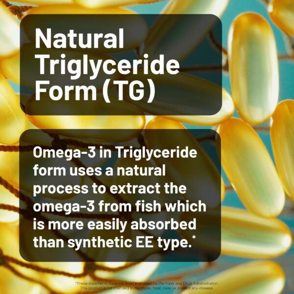 Softgels de Omega 3 en botella