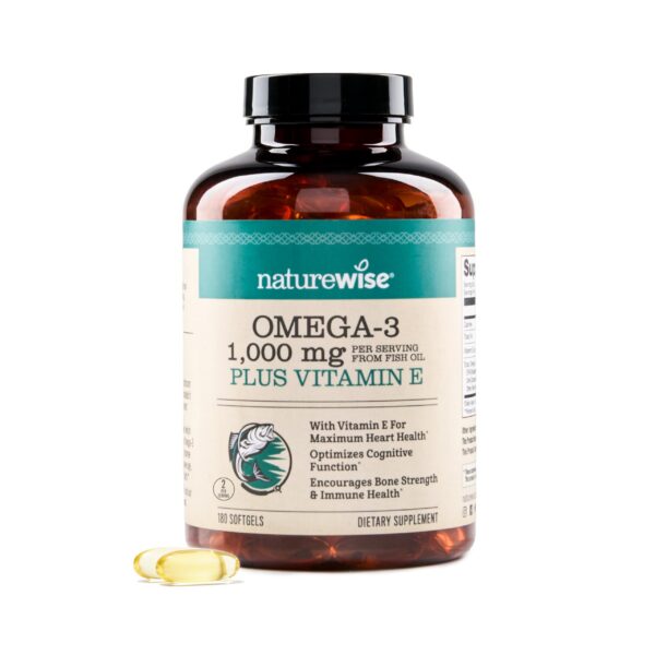 Frente de NatureWise Omega-3 de alta potencia