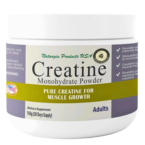 Version 1.0.0 Polvo de creatina NATURGIN frente etiqueta