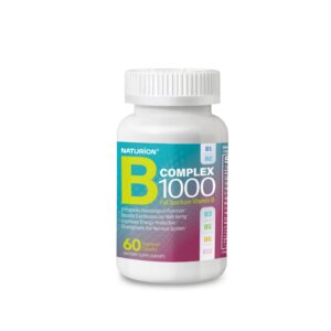 NATURION B Complex 1000 suplemento vitaminas b 60 cápsulas