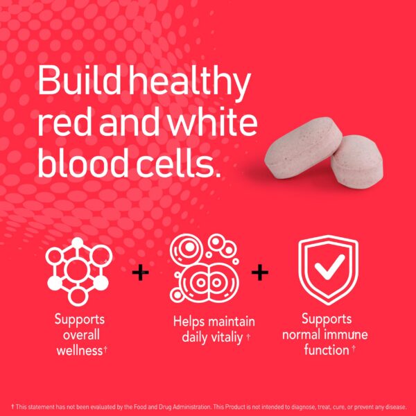 Etiqueta del producto NATURION Mega Blood Booster