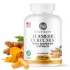 NaturoBliss Cúrcuma Curcumina 1500mg con BioPerine 90 cápsulas