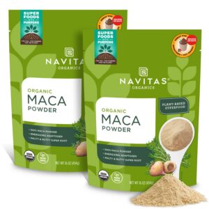 Navitas Organics Maca Polvo orgánico y natural en envase 16oz